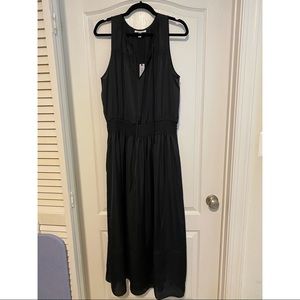 Sleeveless Maxi Waist Defined Dress